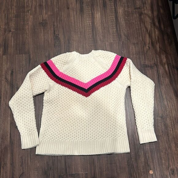 SALE! Milly Cream Wool Knit Sweater, Size Small - Picture 12 of 12